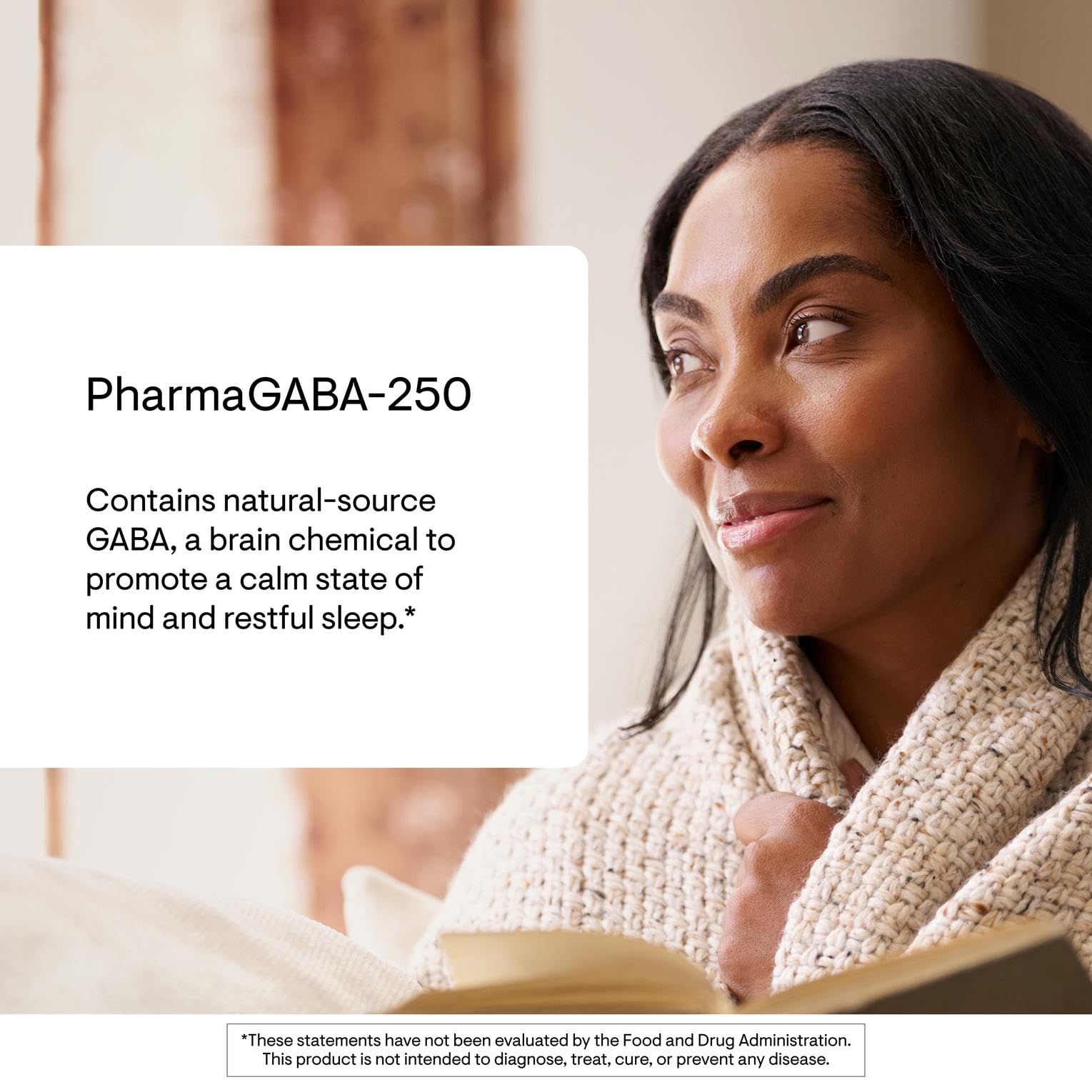 THORNE label detail displaying PharmaGABA-250 ingredient and certified contents
