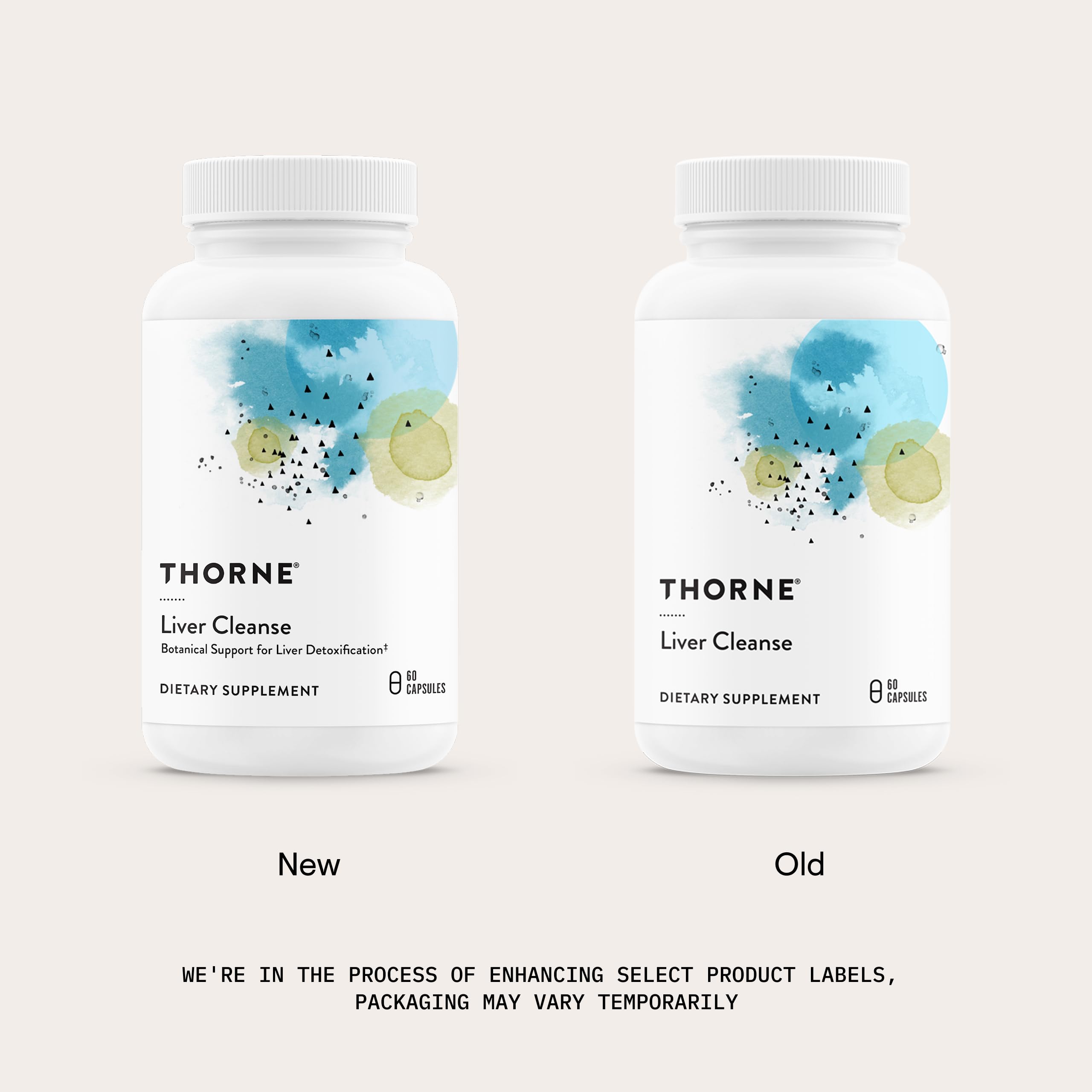 THORNE capsule close-up displaying smooth texture for easy swallowing