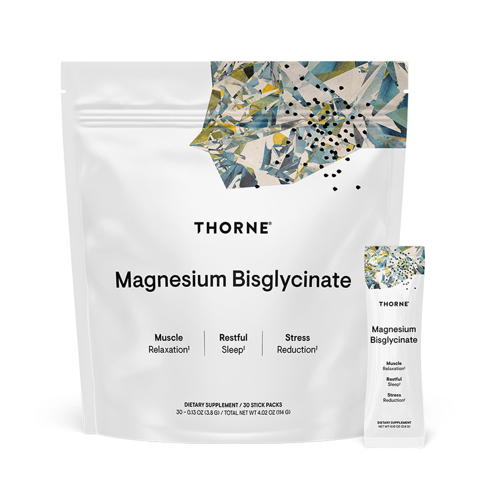 THORNE front packaging showing product and clear serving information for trusted use