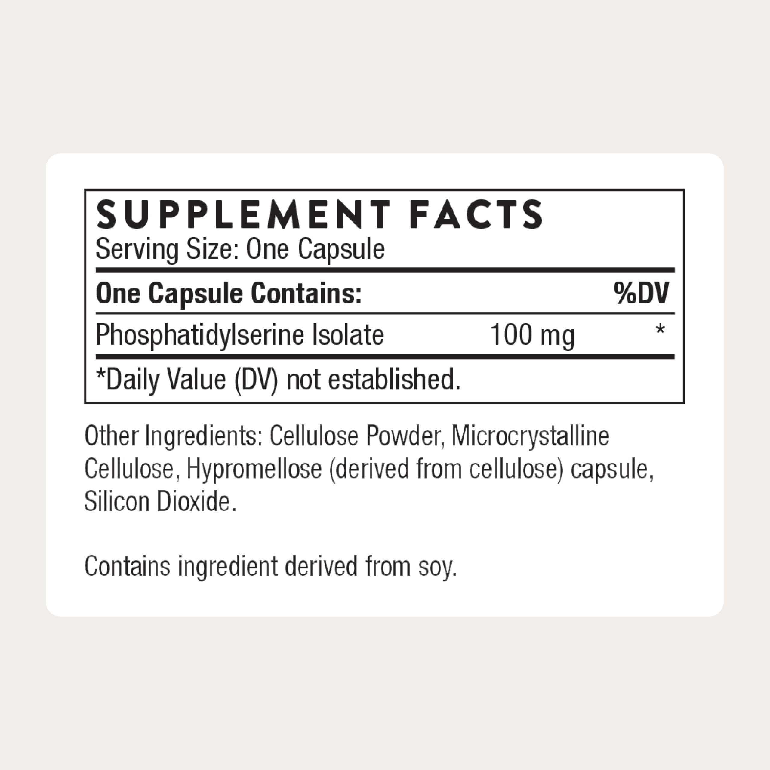 THORNE close-up of a single capsule texture, highlighting easy-swallow design