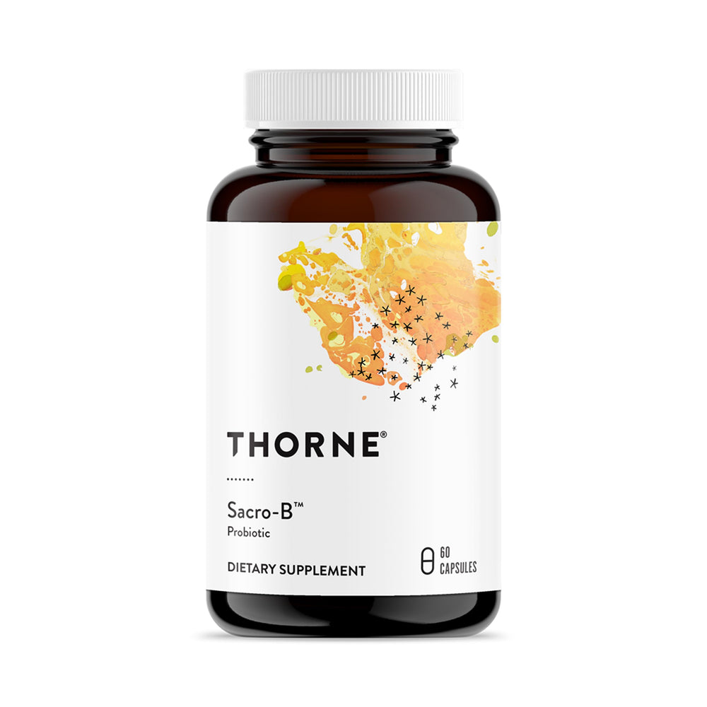 THORNE front packaging showing supplement bottle and clear branding for easy identification