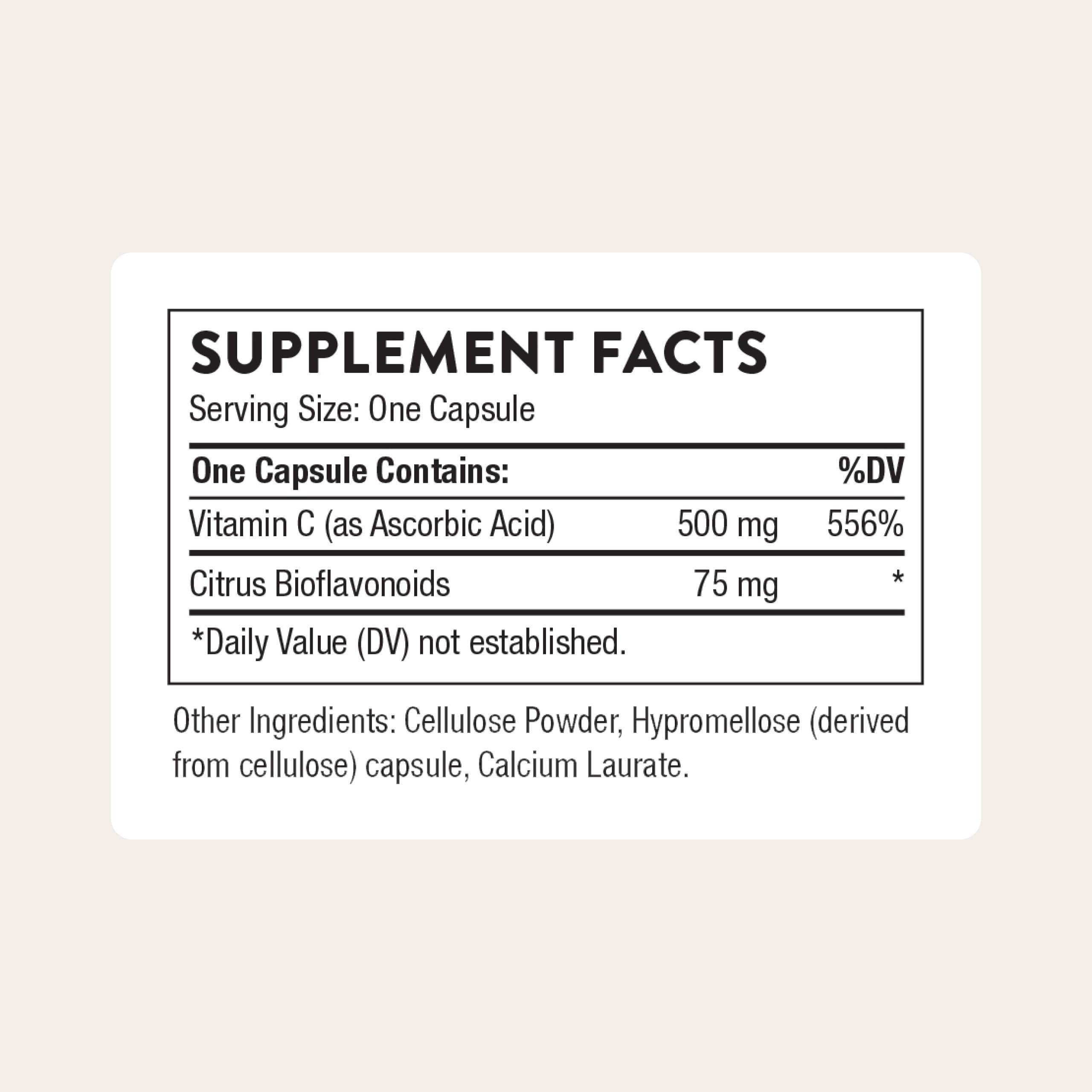 THORNE bottle opened with capsules visible, easy daily use benefit