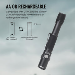 ThruNite Archer 2A C tail switch action demonstrating instant tactical bursts and responsive use