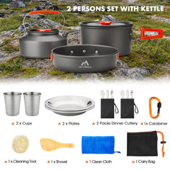 THTYBROS nested cookware in mesh bag showing space-saving convenience