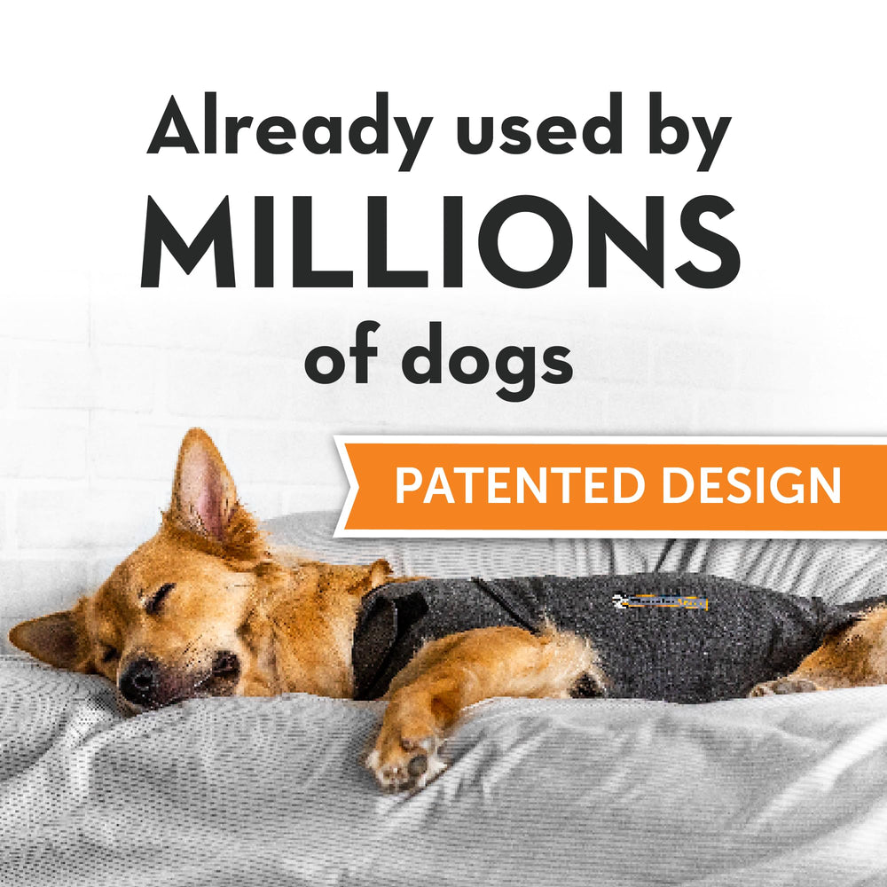 Thundershirt close-knit fabric texture demonstrating breathable comfort by Thundershirt