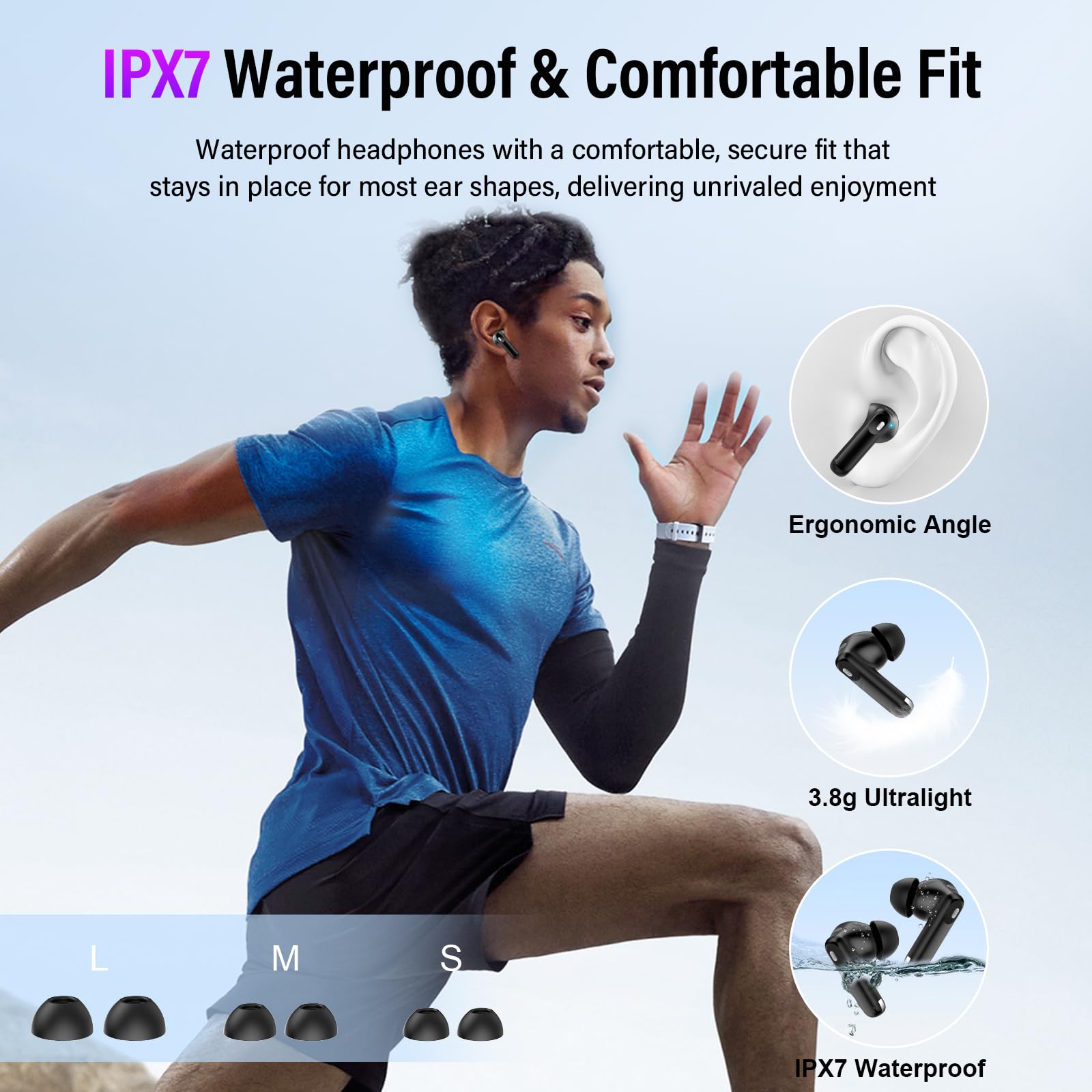 Thunelec earbuds pairing with smartphone screen for easy connectivity