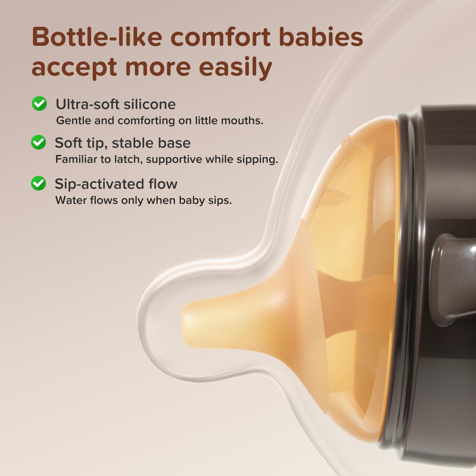 thyseed leak-resistant lid closeup that prevents spills during playtime and travel