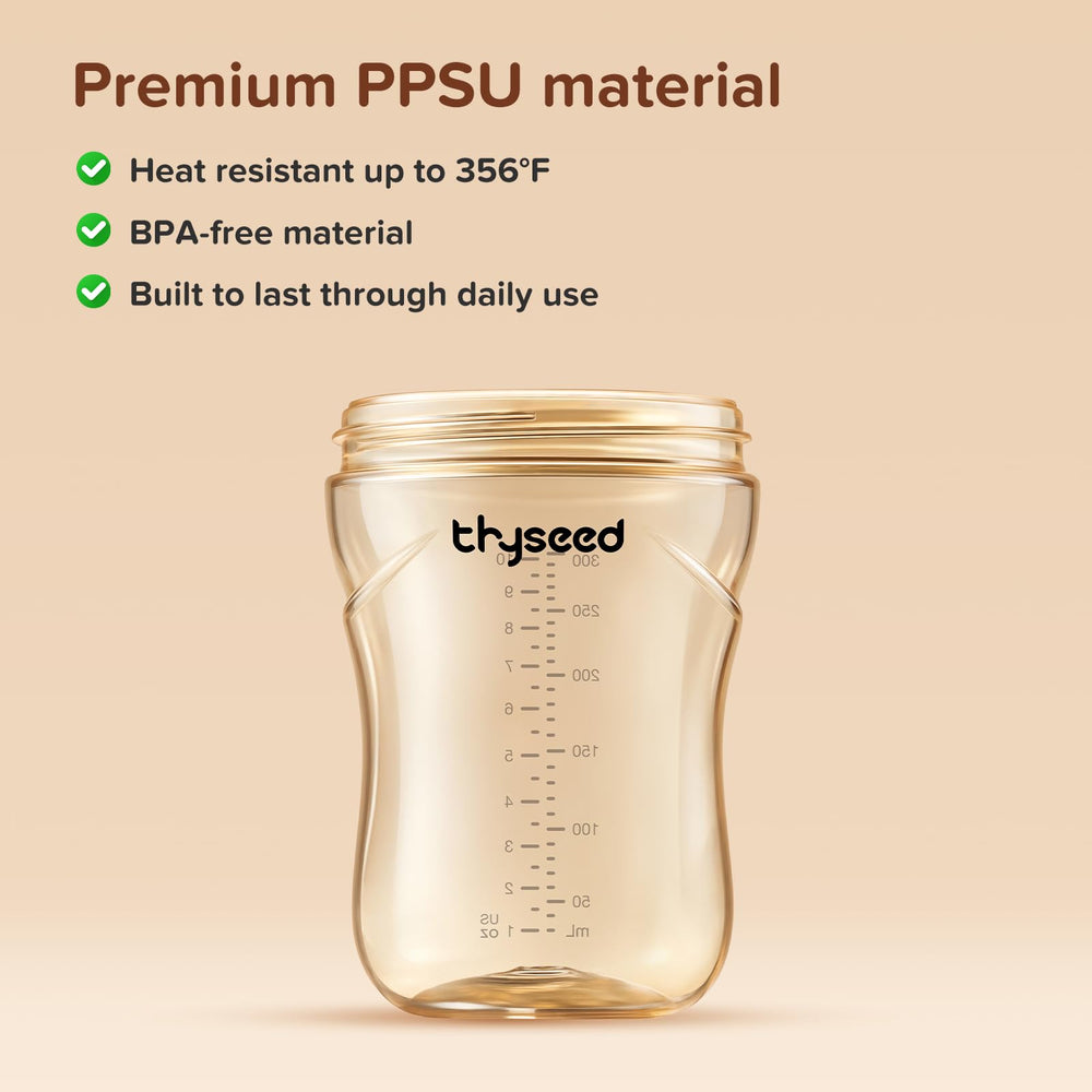 thyseed wide mouth opening for quick filling and simple hand washing convenience