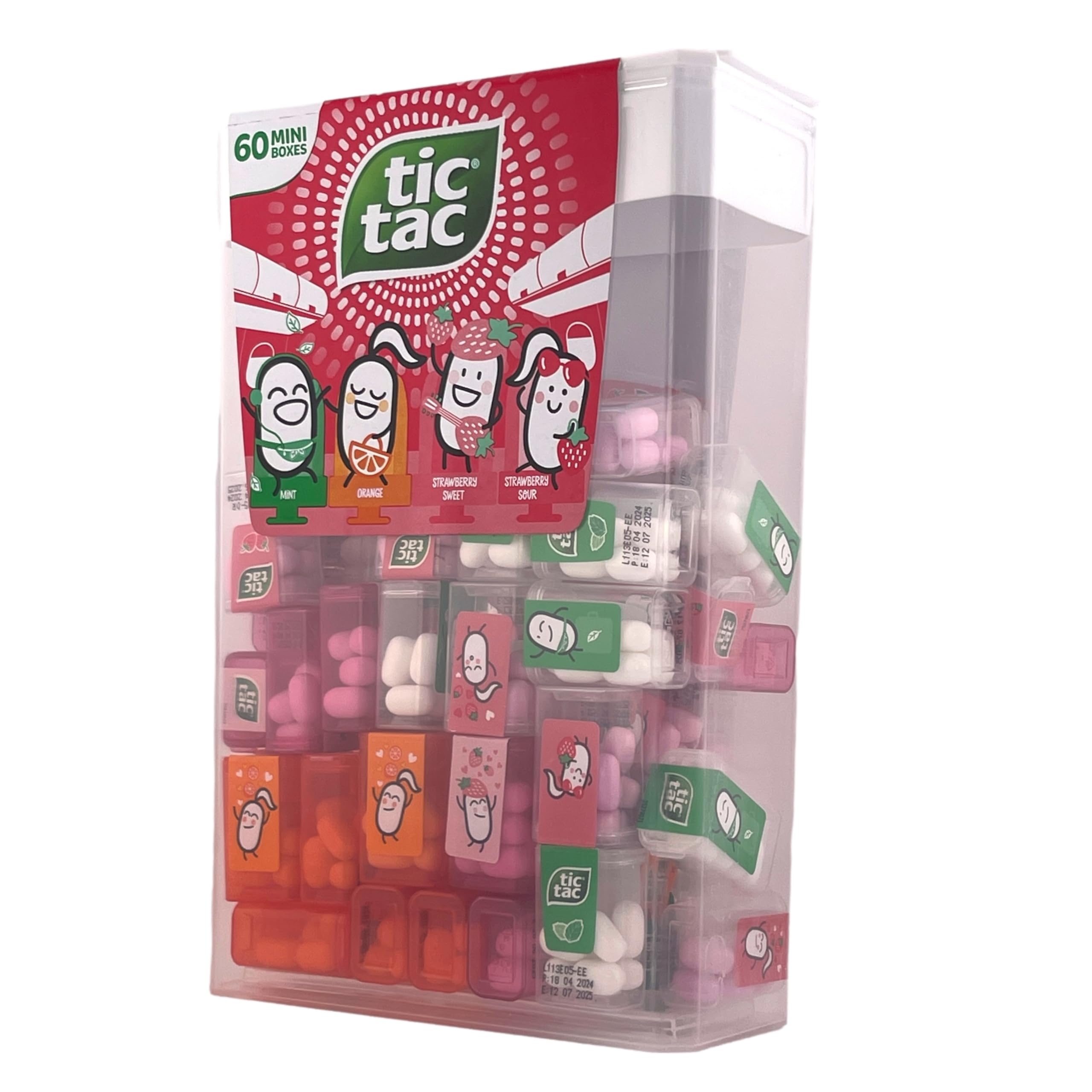 Tic Tac box open in hand showing single-serve convenience and on-the-go use