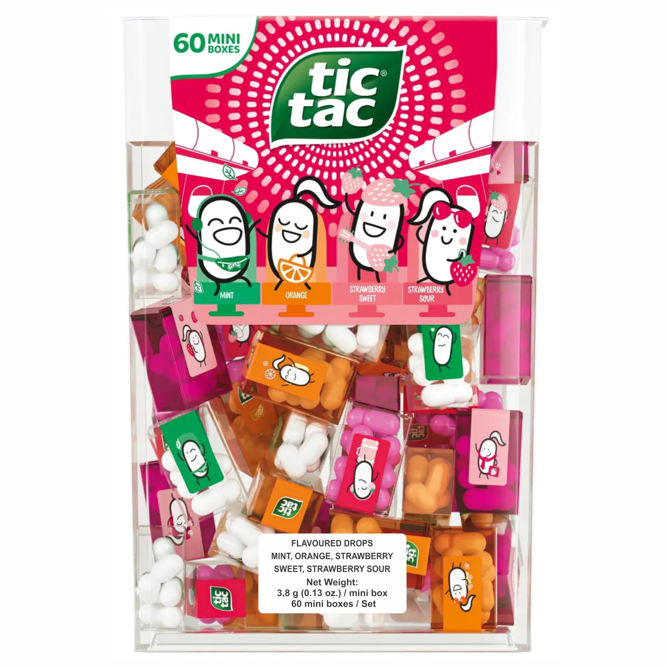 Tic Tac beads texture close-up showing smooth candy finish and flavor appeal