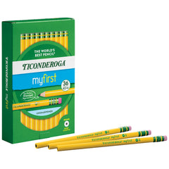Ticonderoga latex-free eraser and ferrule showing safe, clean corrections benefit