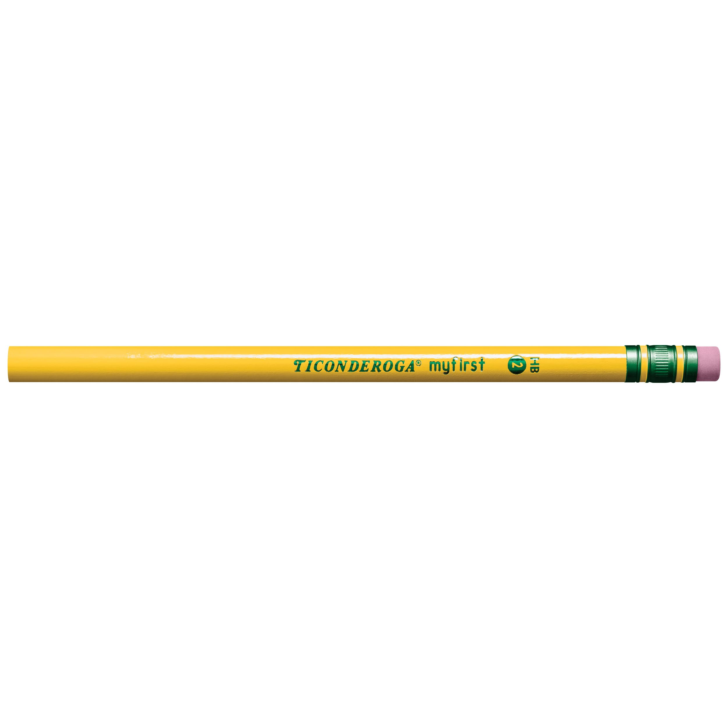 Ticonderoga oversized barrel detail highlighting comfortable grip benefit