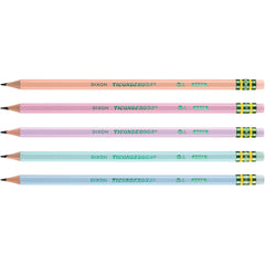 Ticonderoga pre-sharpened tips detail showing smooth HB cores for consistent lines