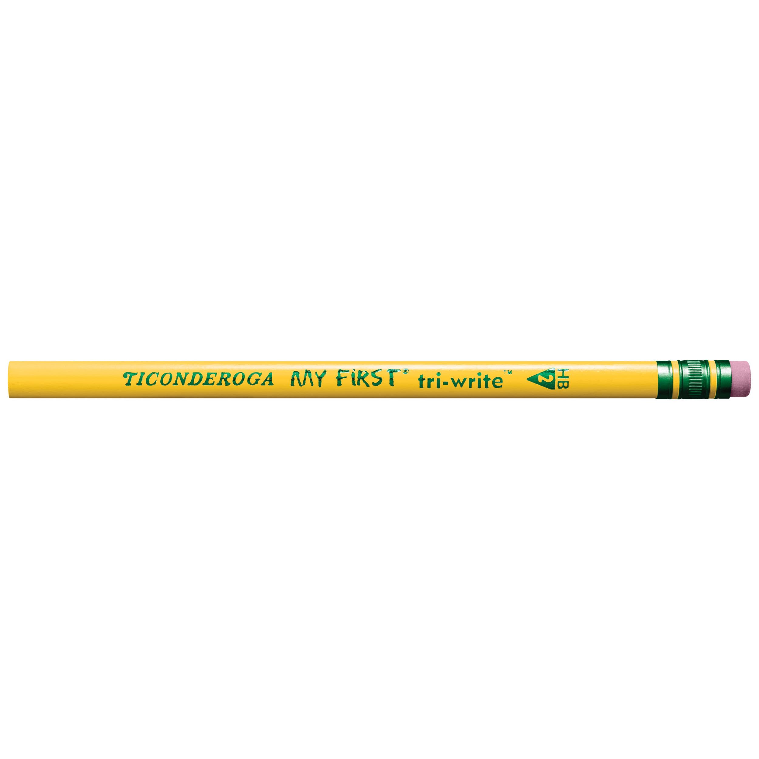 Ticonderoga pencil held in a child hand demonstrating improved control