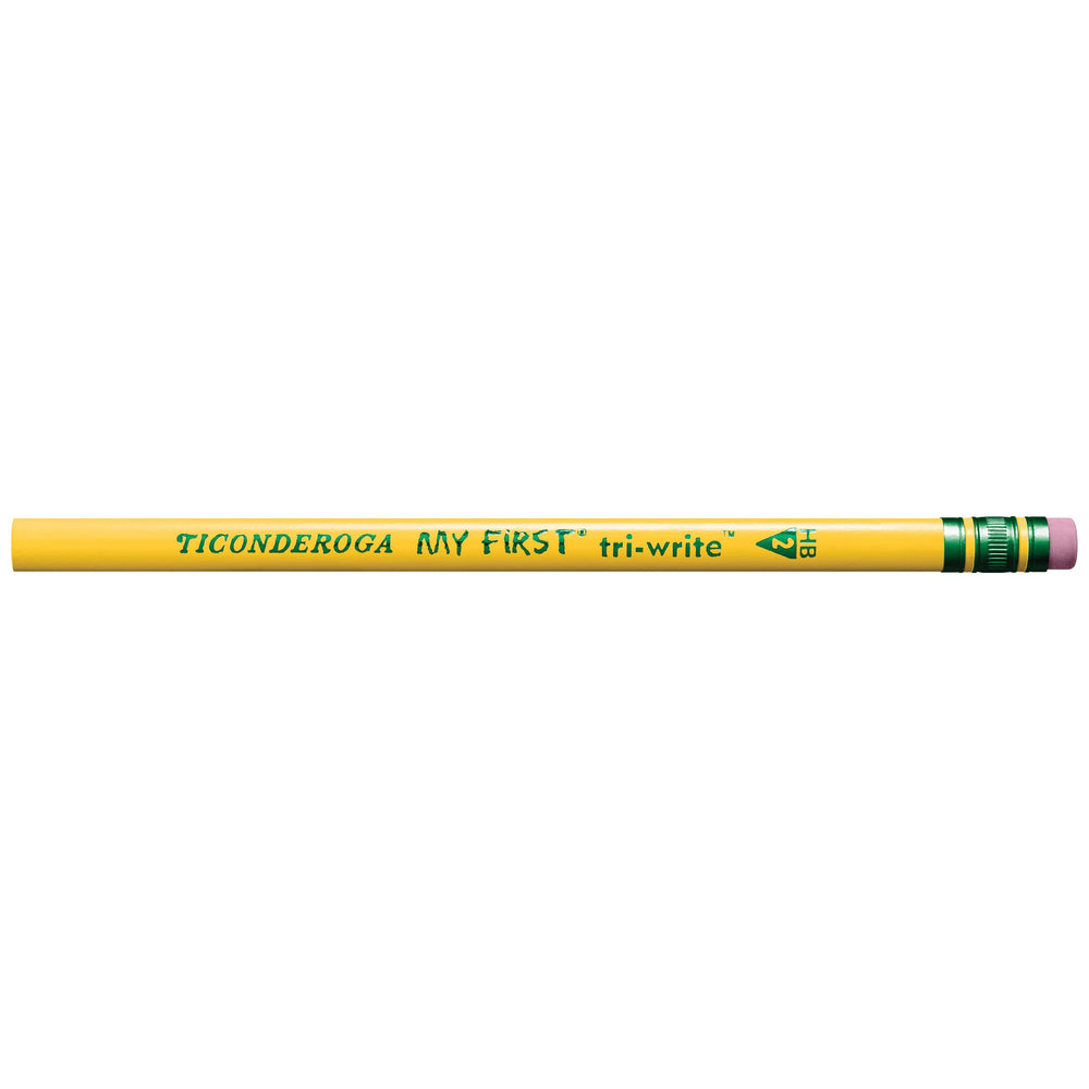 Ticonderoga pencil held in a child hand demonstrating improved control
