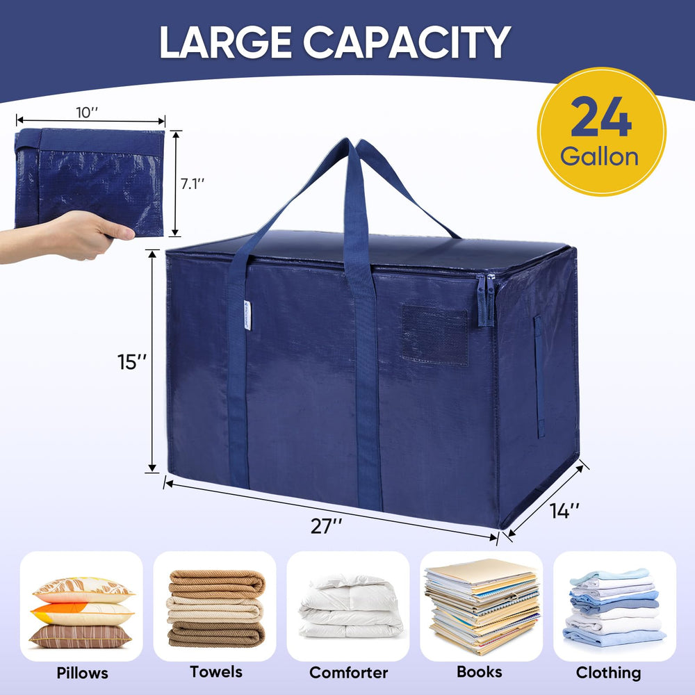 TICONN bag folded flat to highlight compact storage advantage