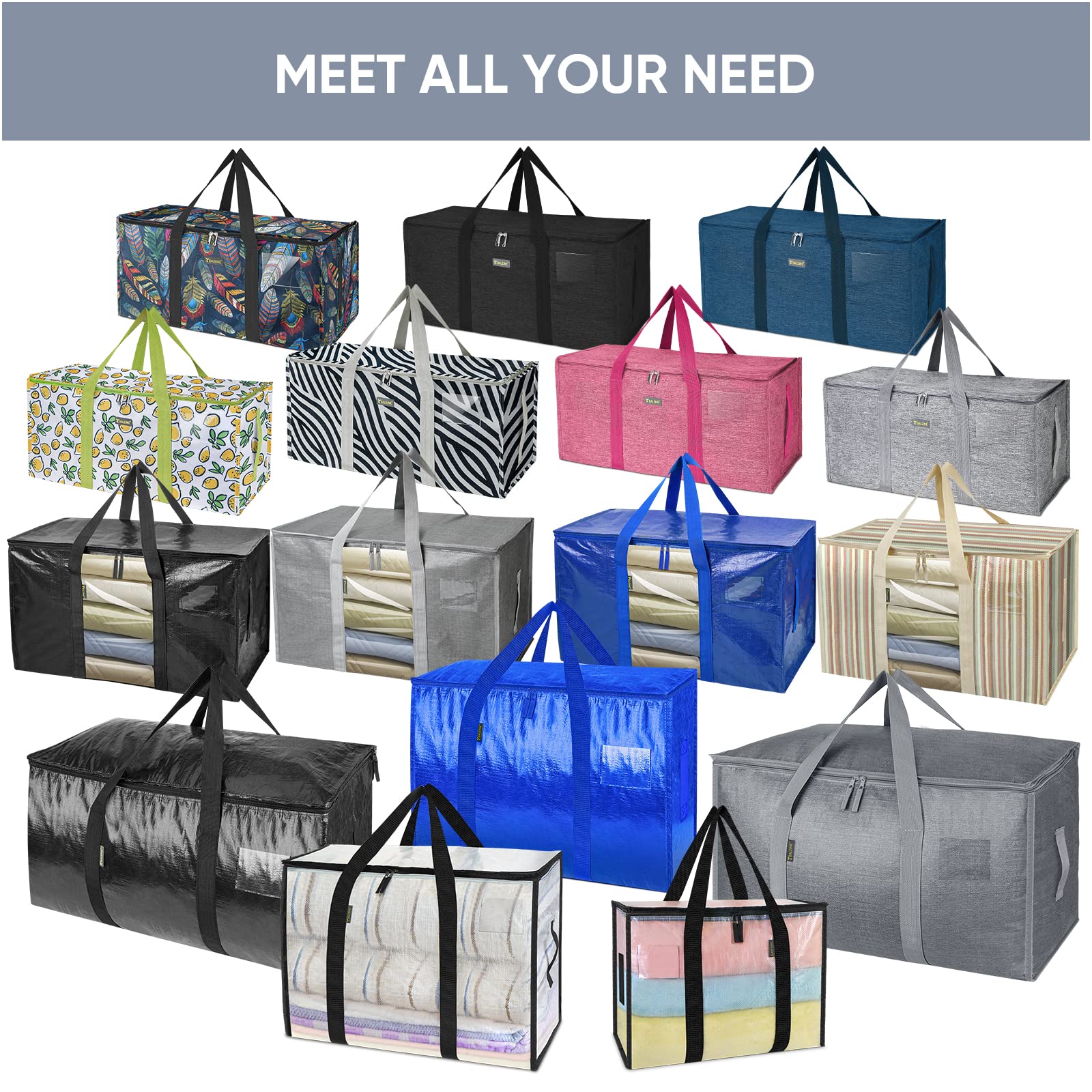 TICONN folded flat for compact storage saving space