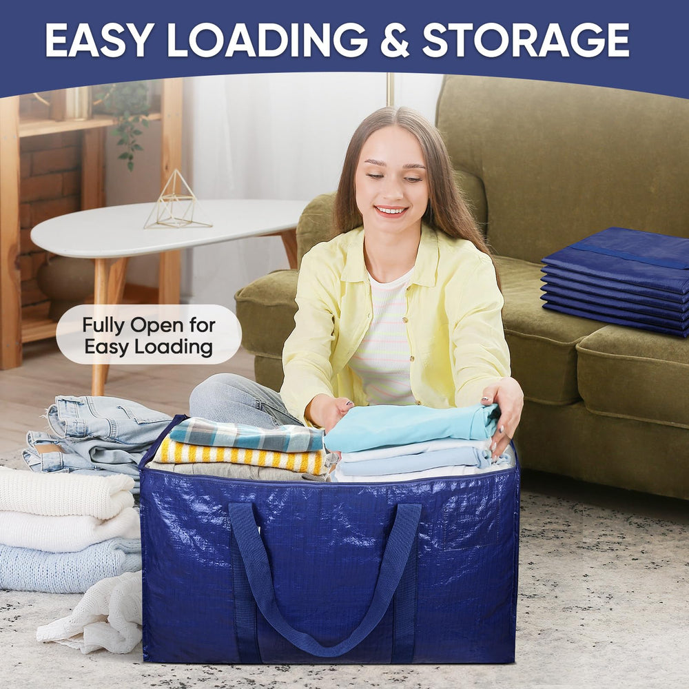 TICONN interior view with blankets demonstrating roomy soft-goods storage