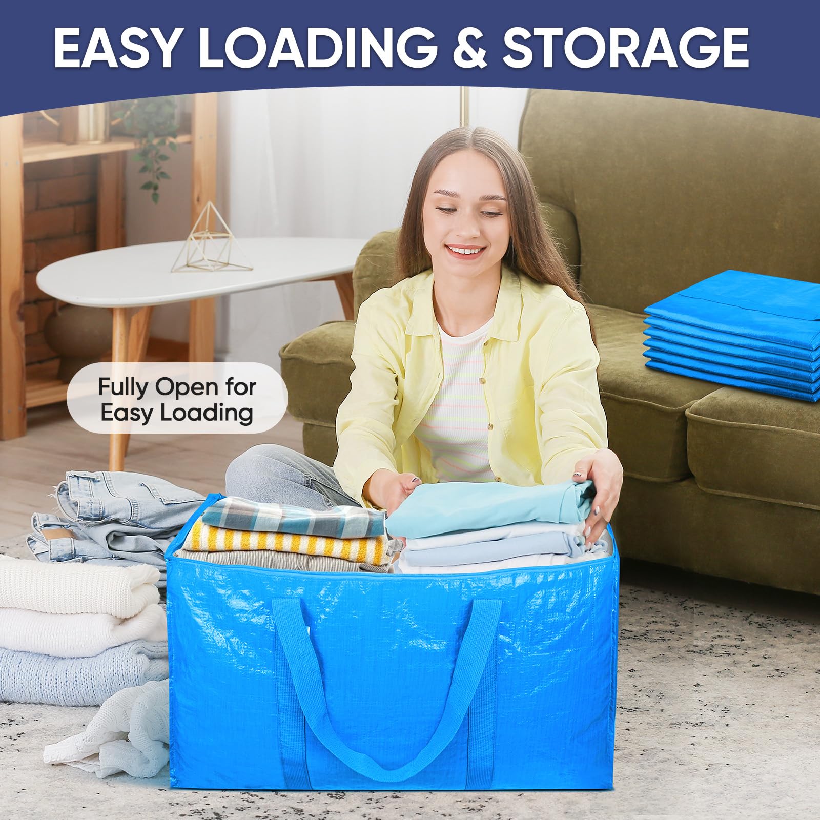 TICONN next to moving box showing space-saving and capacity benefit