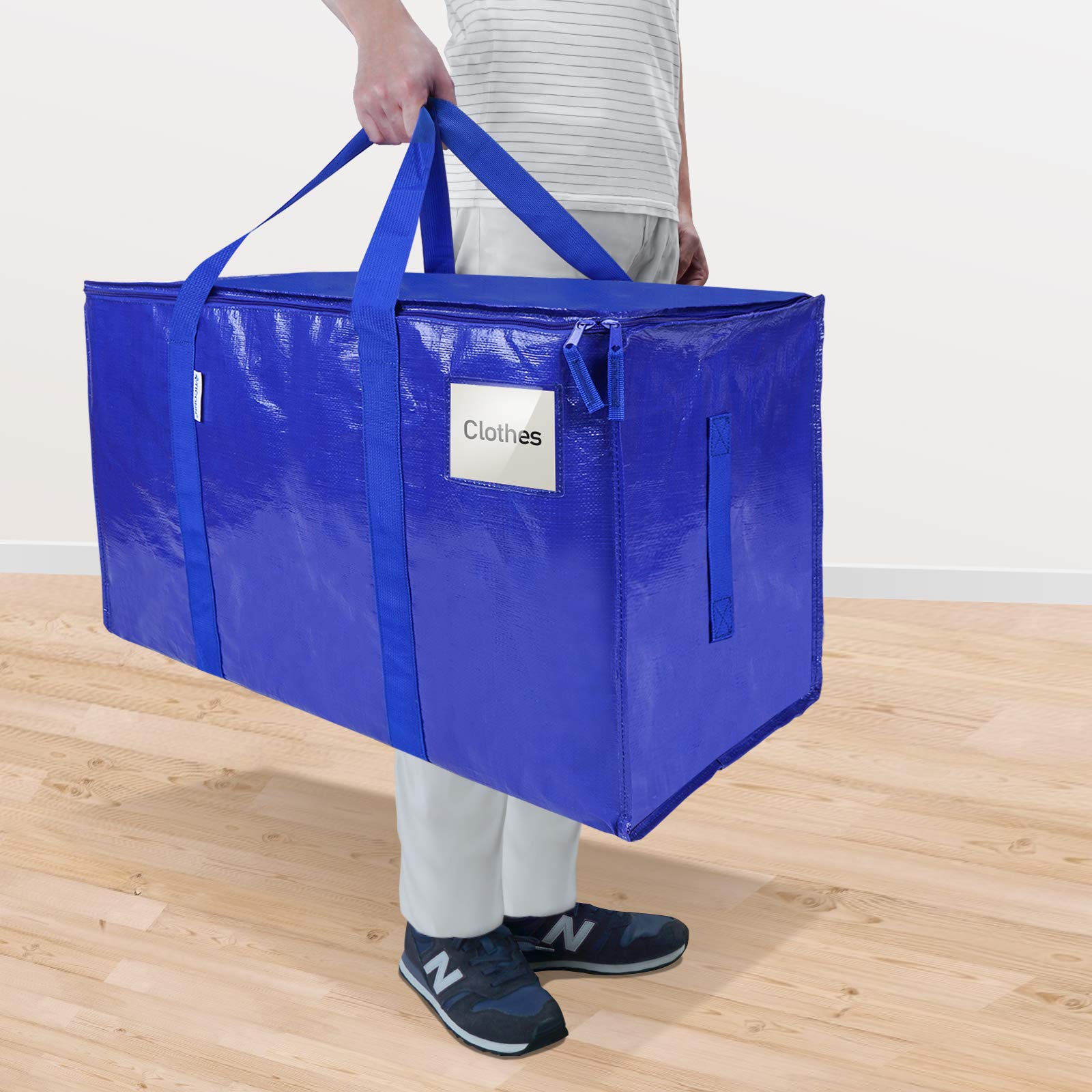 TICONN beside car trunk showing large capacity for moving