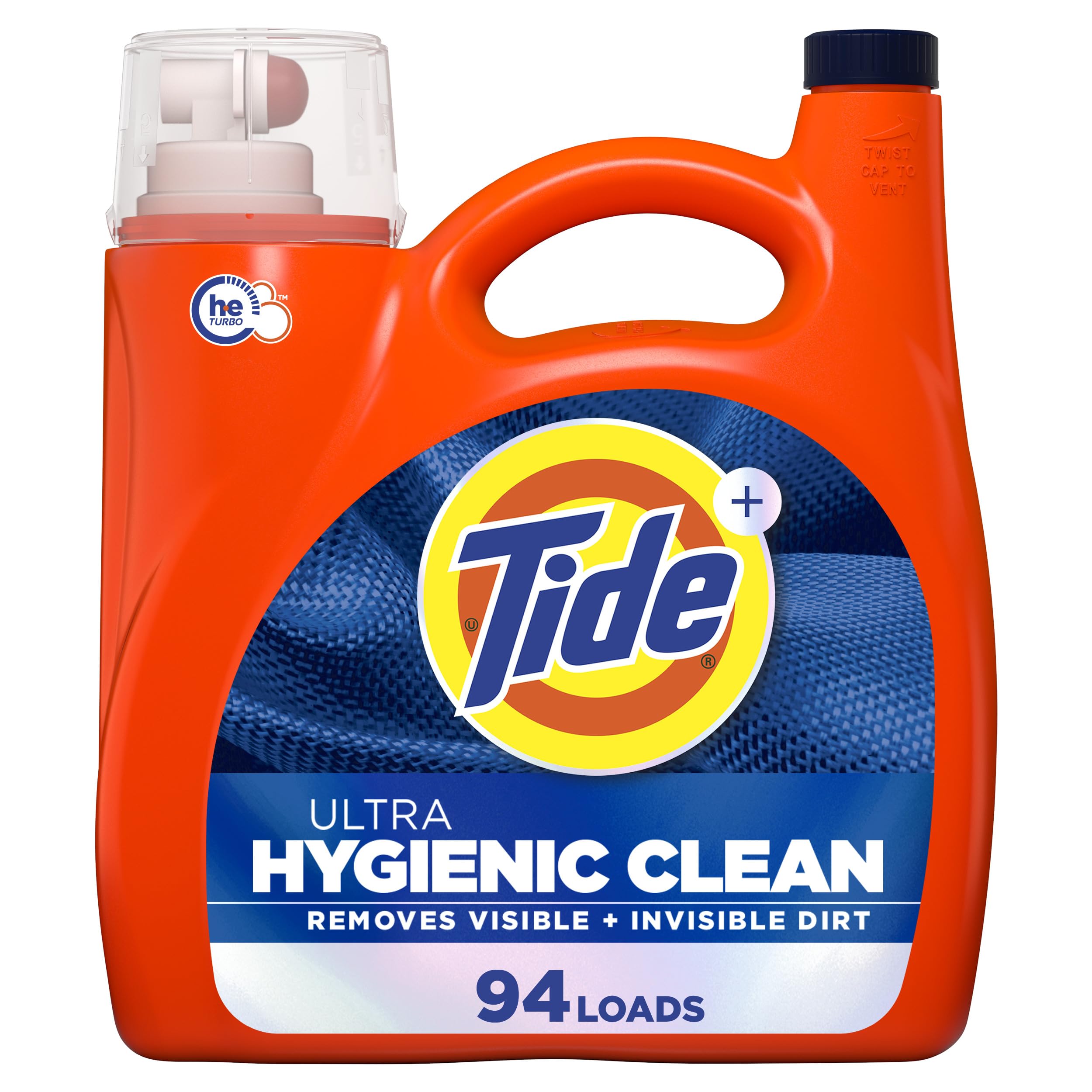 Tide Ultra Hygienic Clean front packaging showing bottle and label for reliable deep cleaning