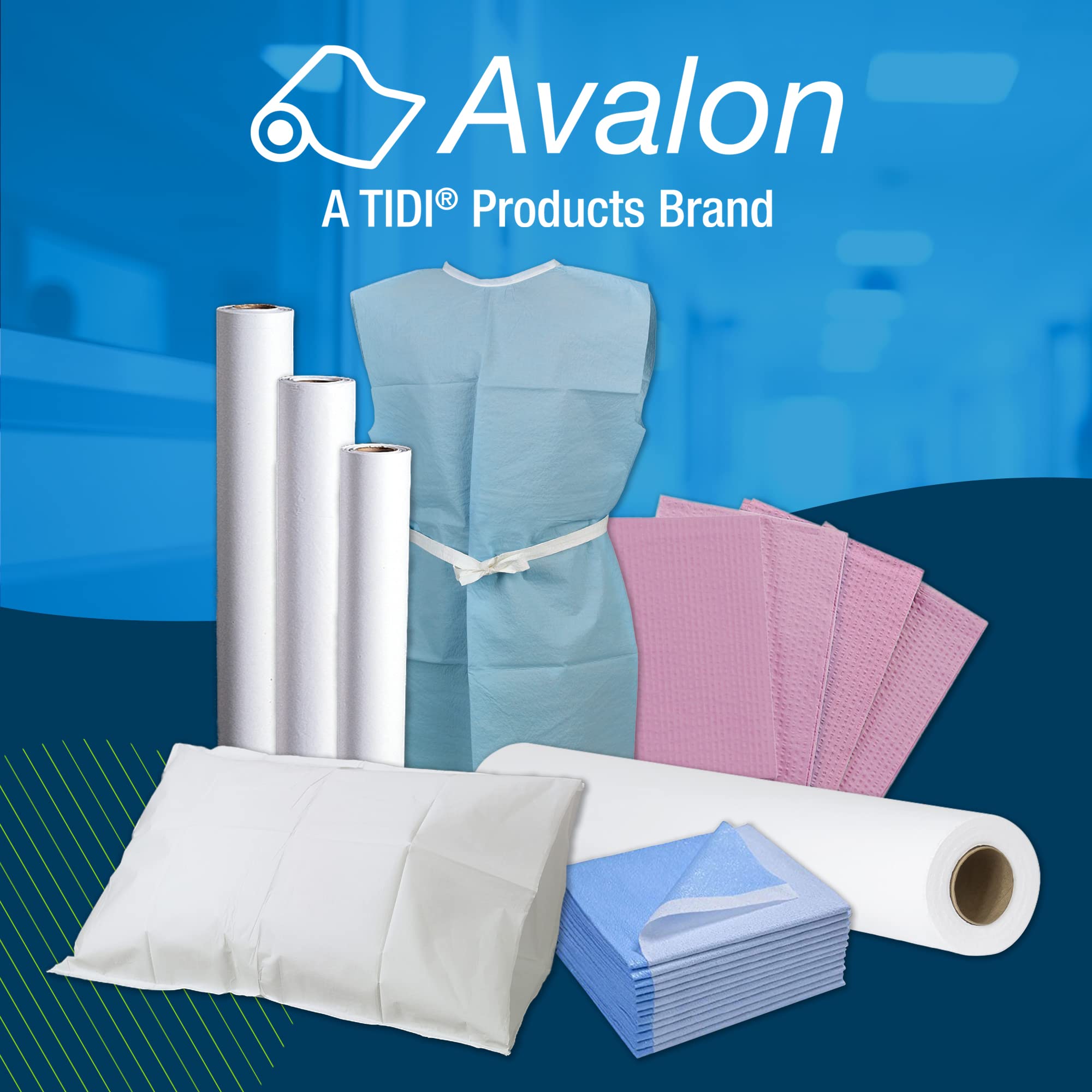 TIDI Avalon in clinic setting on treatment table highlighting efficient turnover benefit