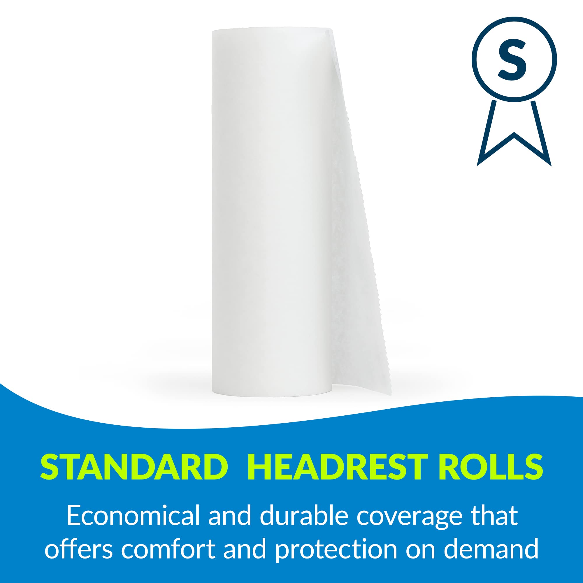 TIDI Avalon roll beside a ruler illustrating 8.5 inch width and length advantage