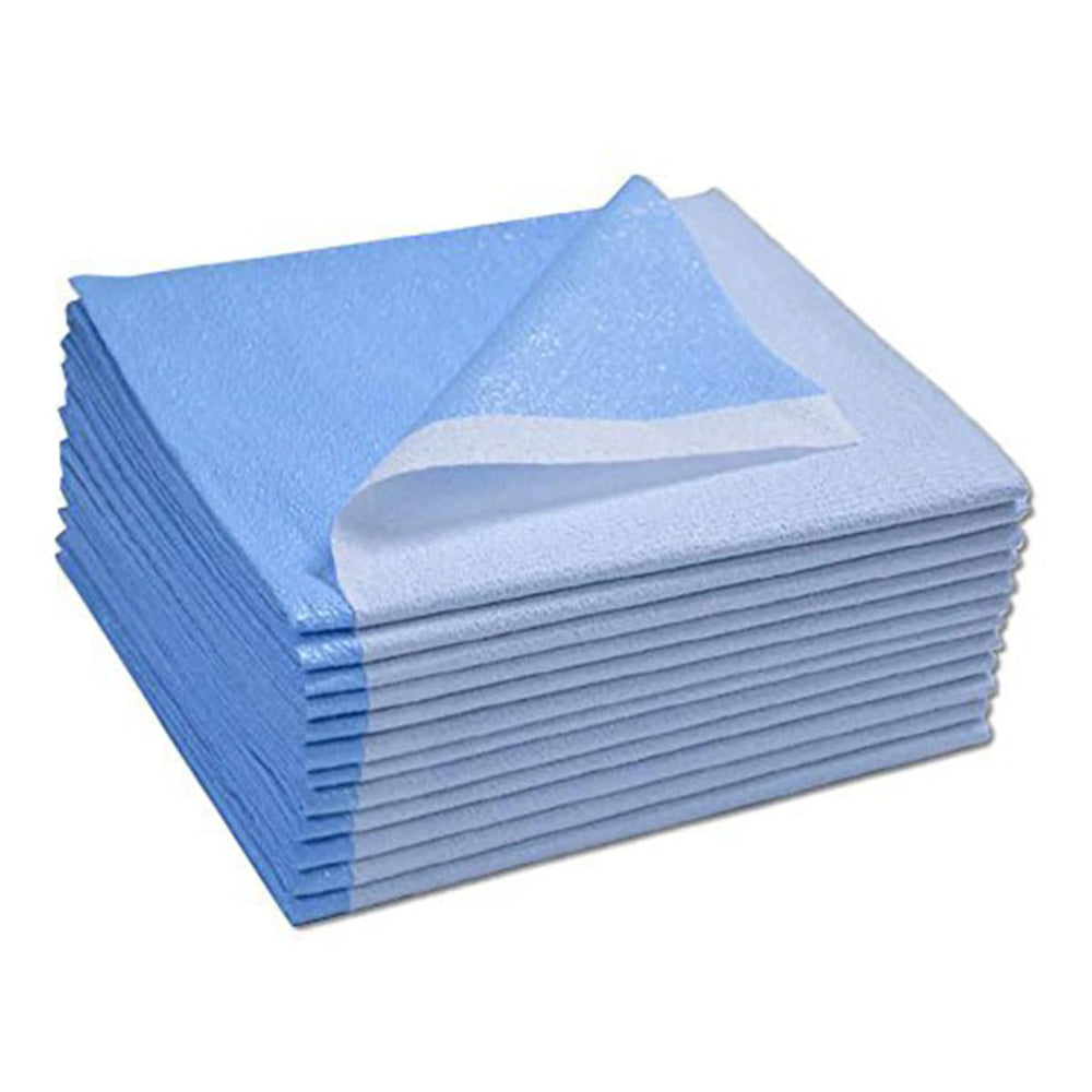 TIDI front packaging showing 50-count drapes and product name for easy inventory