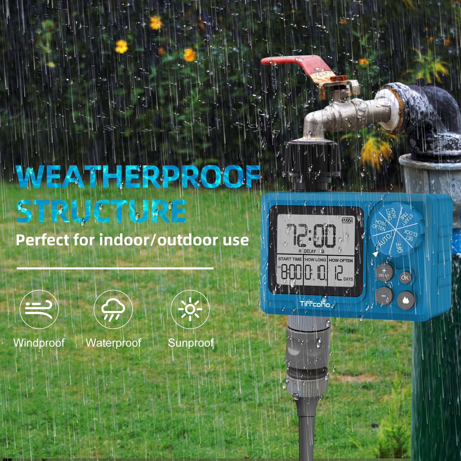 Tiffcofio held in hand to show compact size and user-friendly scale