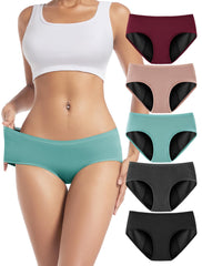 TIICHOO front view black underwear showing full coverage and comfortable fit