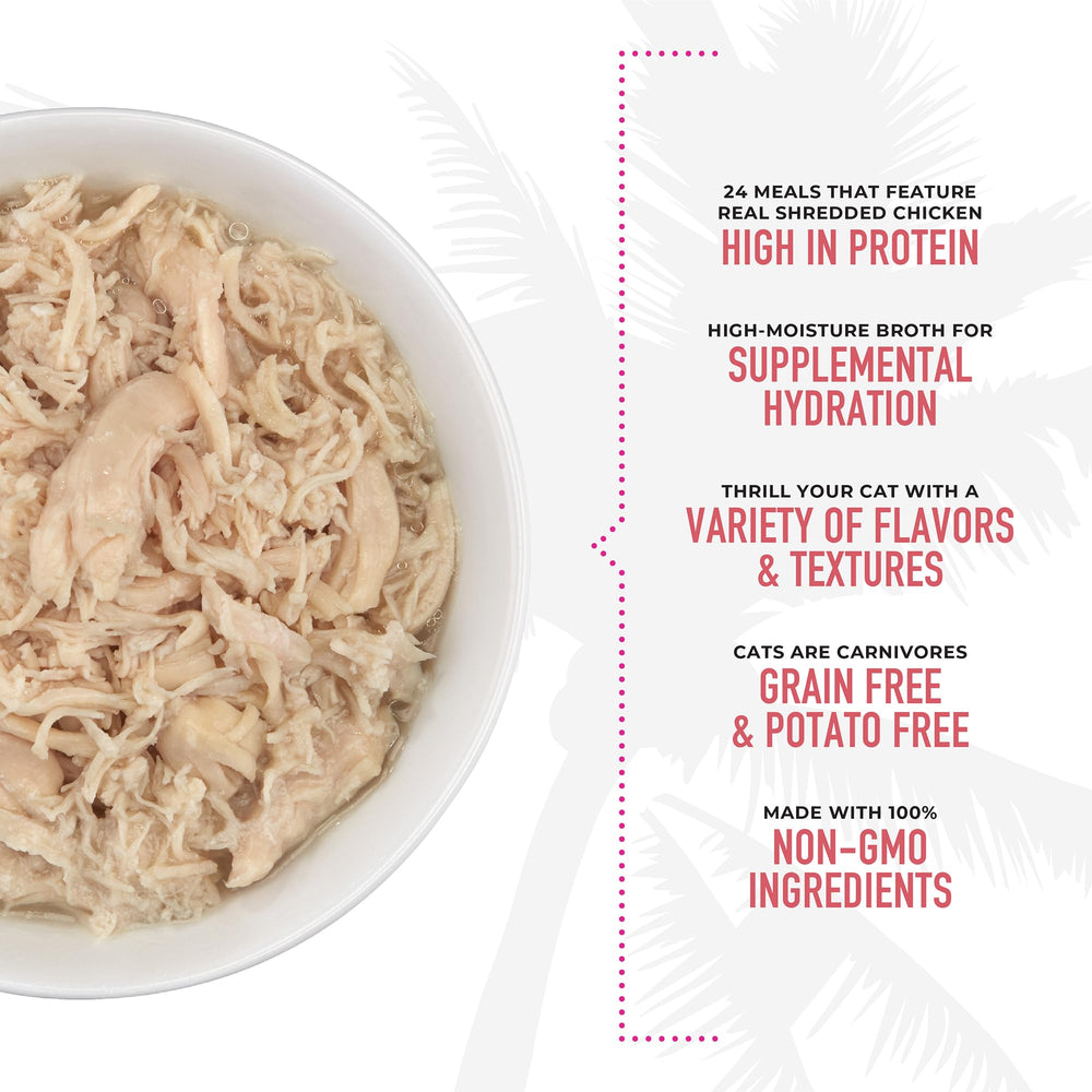 TIKI PETS nutrition label close-up showing complete balanced recipe transparency benefit