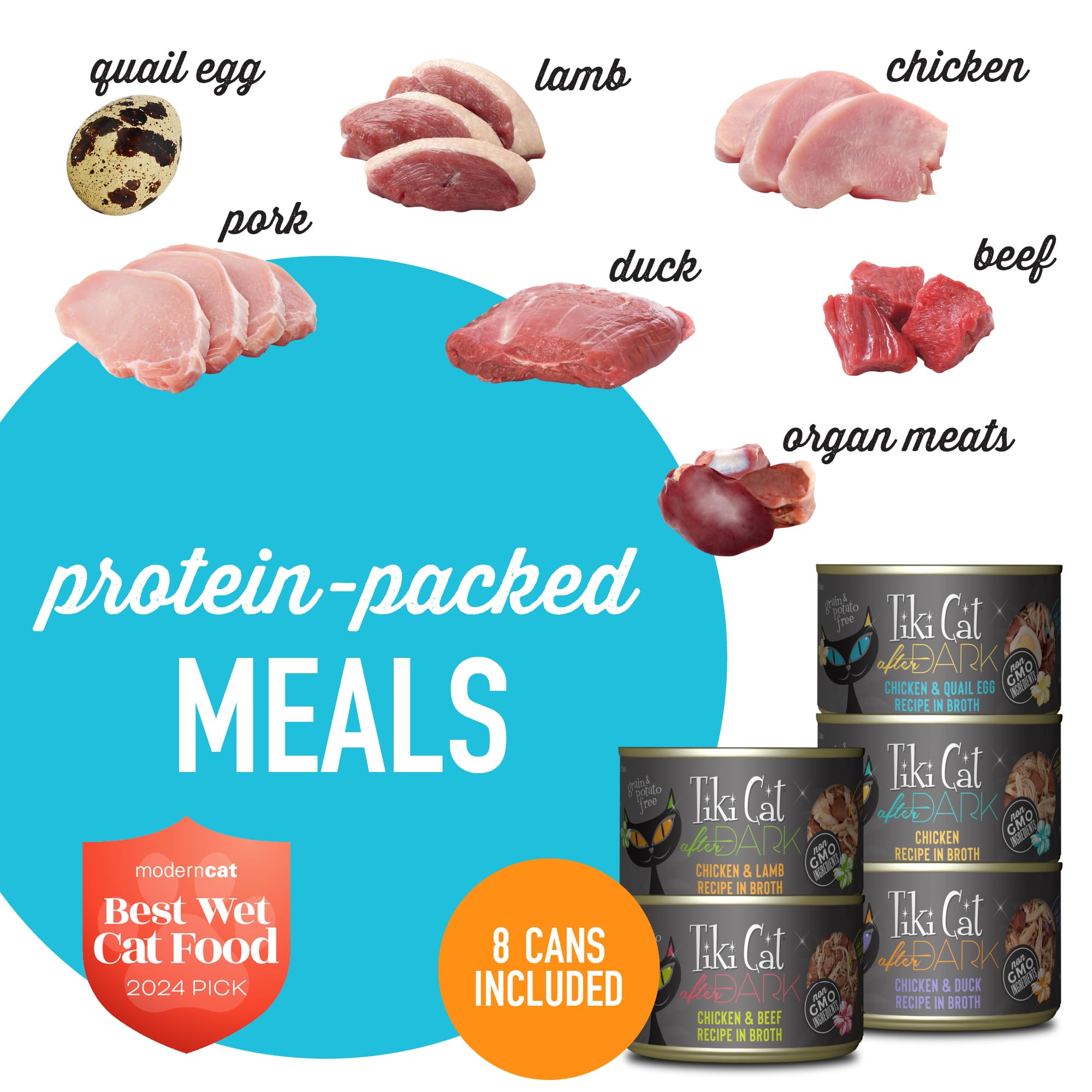 TIKI PETS meal served in a bowl illustrating ready-to-eat convenience