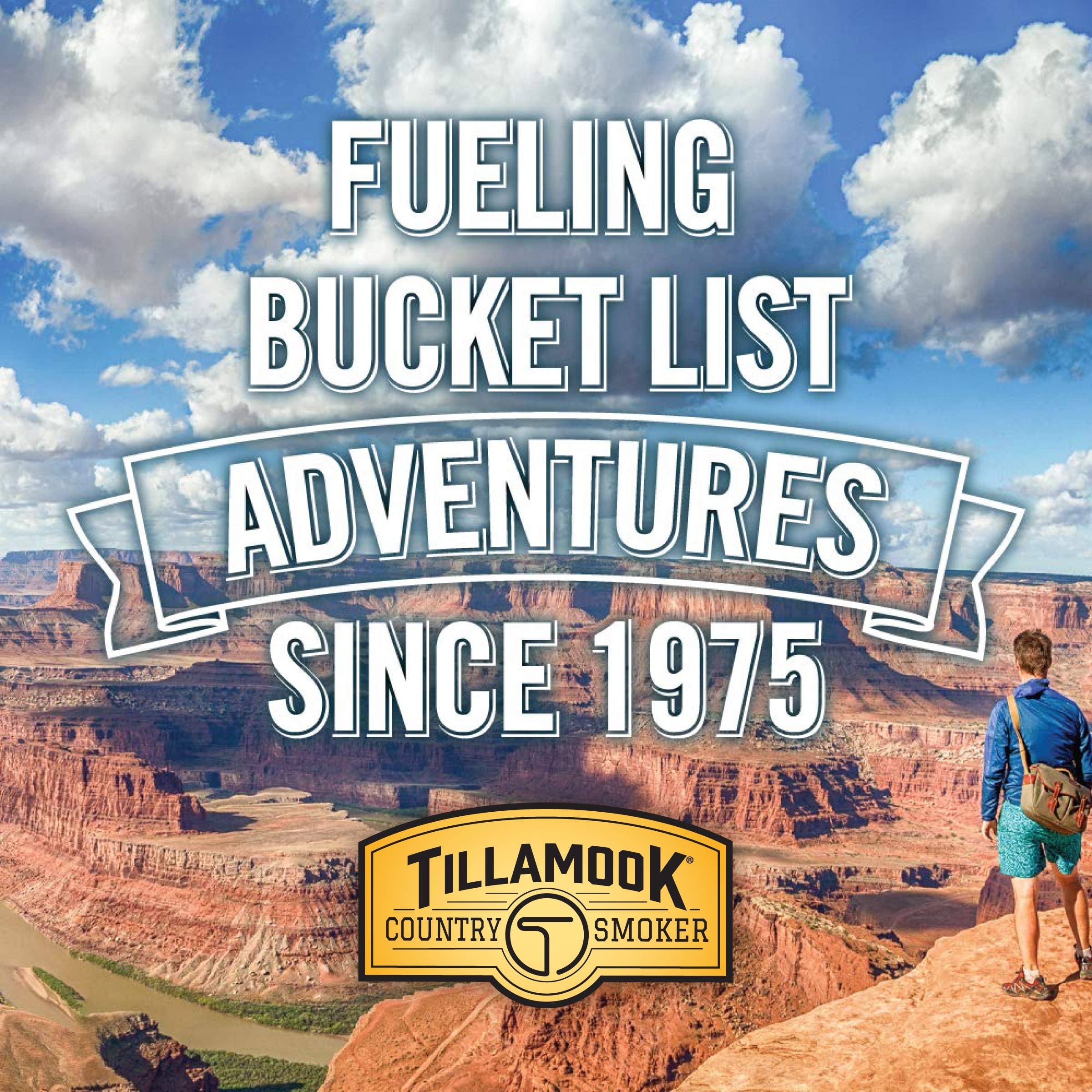 Tillamook Country Smoker sticks outdoors as a trail snack showing convenience and satisfying protein benefit