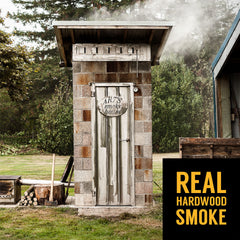 Hand holding a single Tillamook Country Smoker pepper stick to show size and grab-and-go protein portion