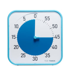 TIME TIMER front view 12-inch face shows large blue disk for easy visibility