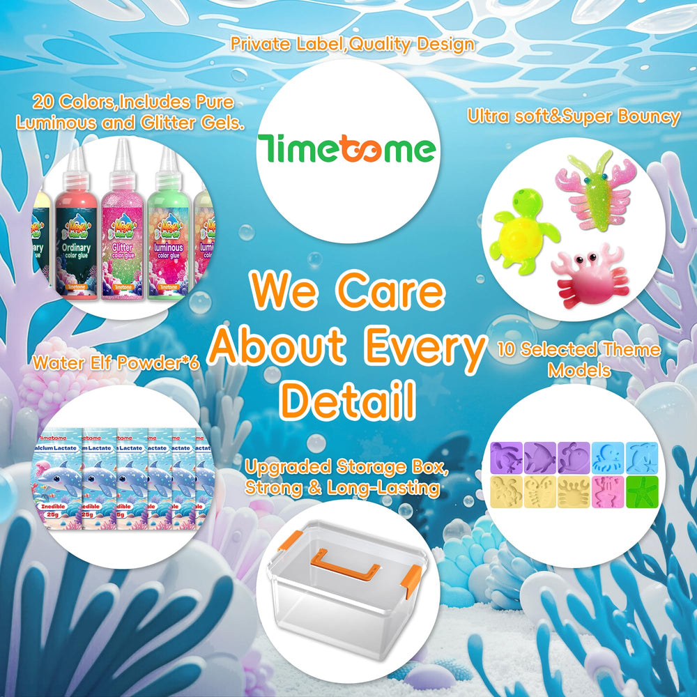 Timetome child making squishy at table enjoying sensory craft and fine-motor practice