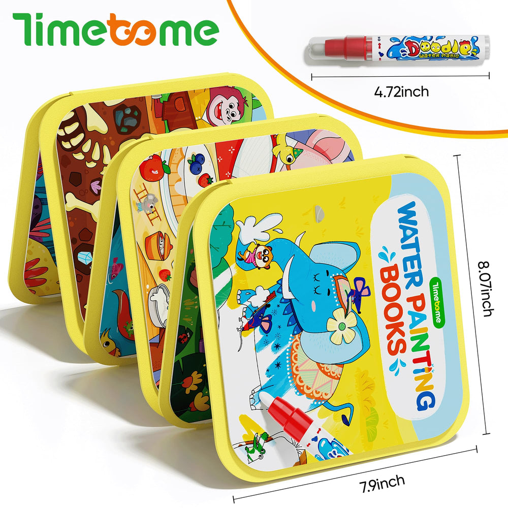 Timetome front cover animal theme displaying fun characters for imaginative play benefit