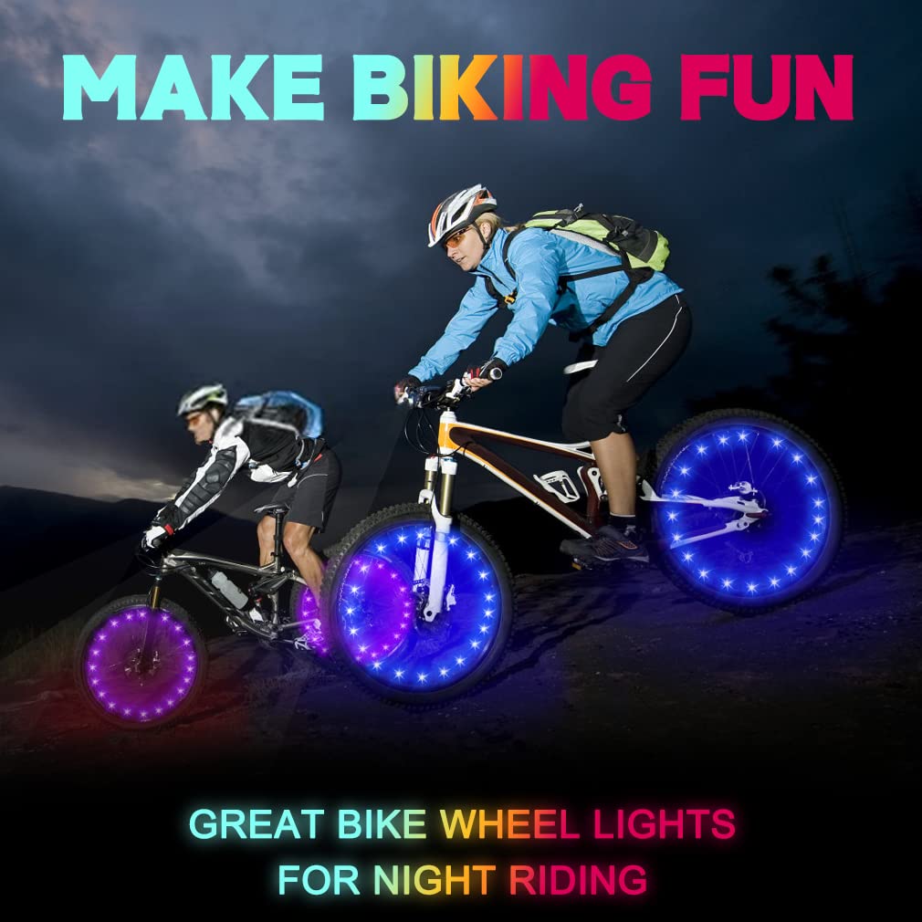 TINANA installed on bike during night ride improving visibility