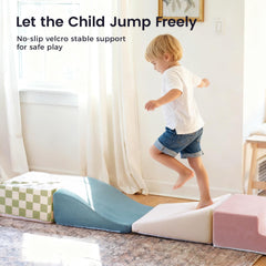 Tiny Land hidden zipper detail on cover, easy-to-remove for washing and safety