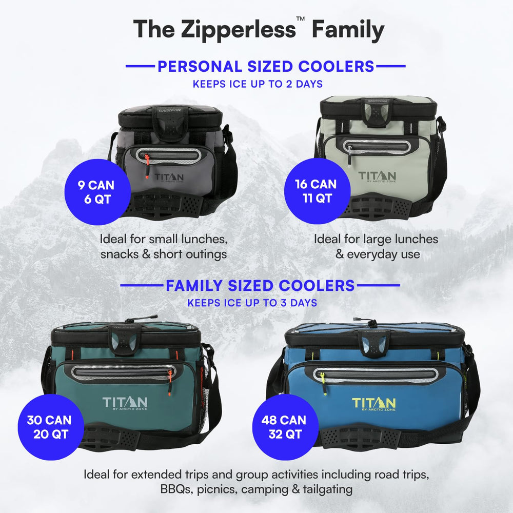 Titan by Arctic Zone side profile showing rugged exterior durability