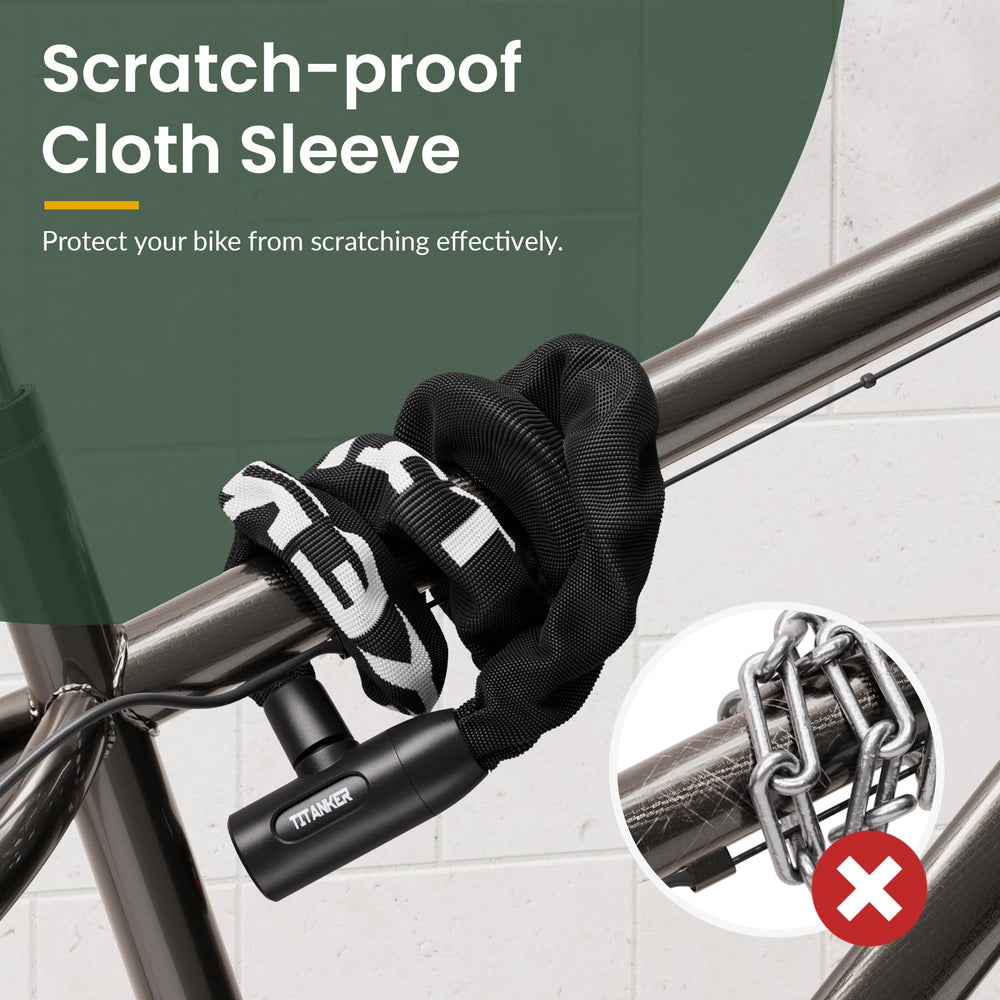 Titanker protective fabric sleeve close detail preventing rust and scratches
