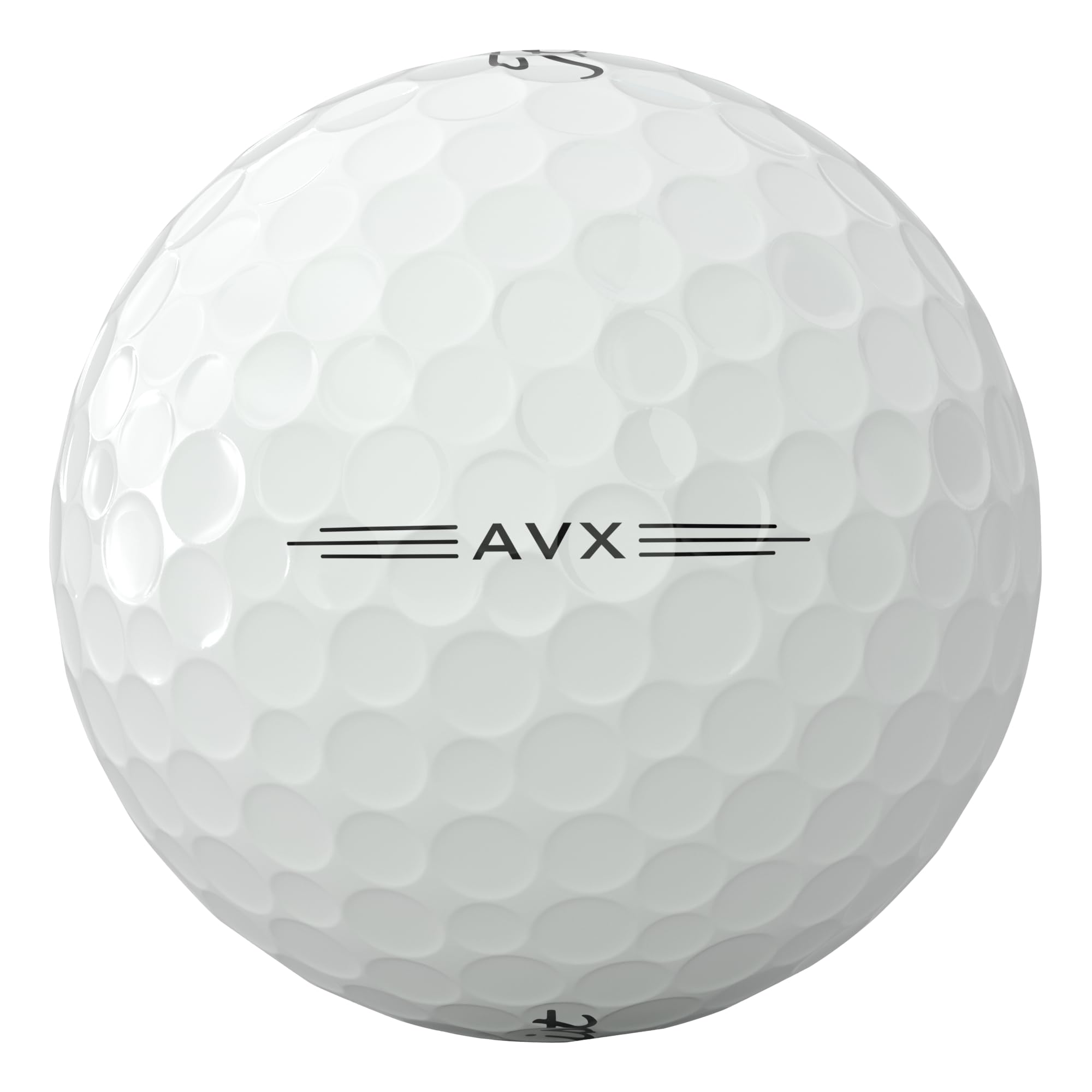 Titleist AVX soft urethane cover texture detail for improved greenside spin