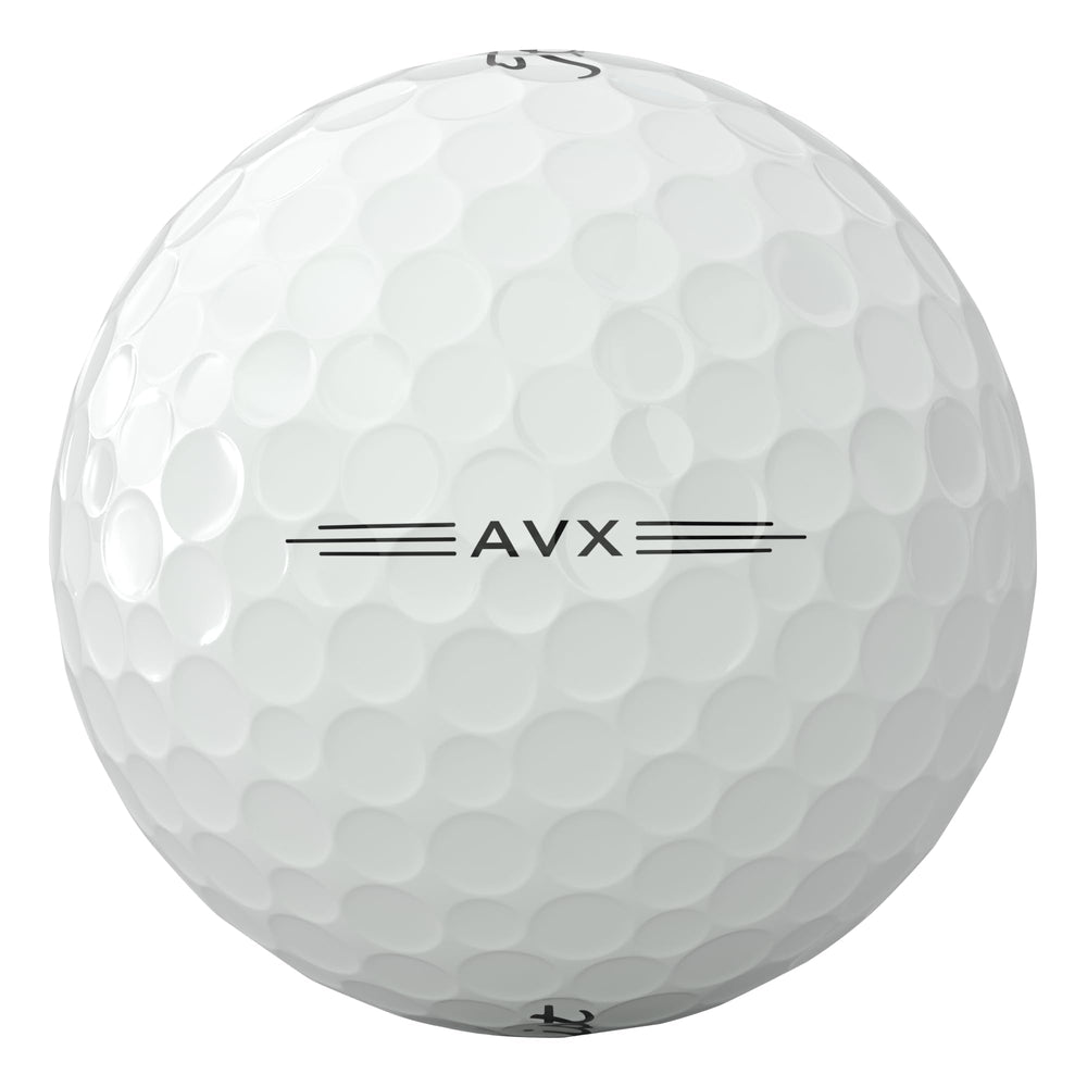 Titleist AVX soft urethane cover texture detail for improved greenside spin