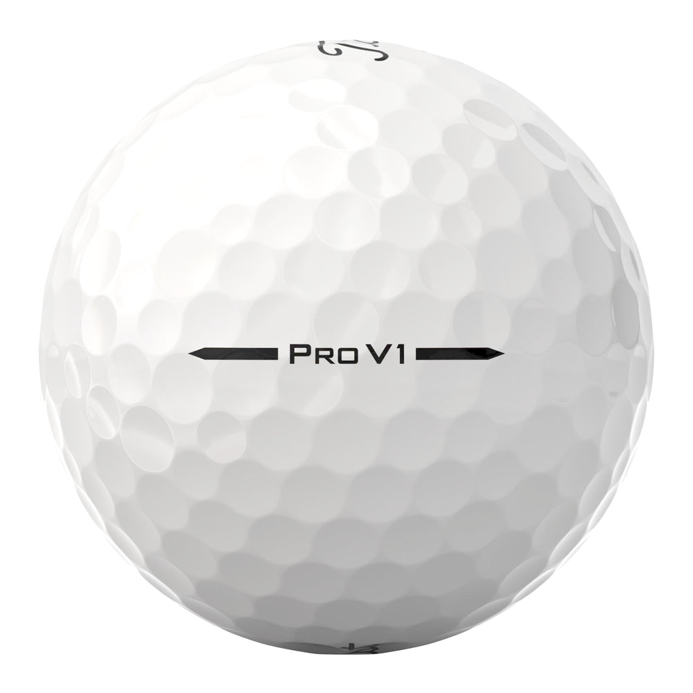 Titleist Pro V1 on tee lifestyle shot illustrating clean launch and distance potential