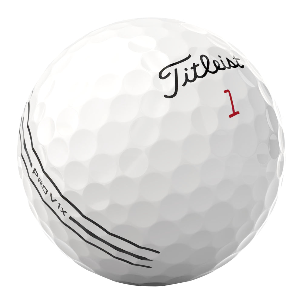 Titleist Pro V1x core and cover texture detail showing enhanced feel