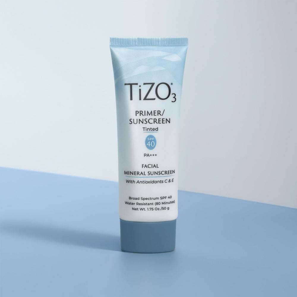 TIZO3 1.75 oz tube showing compact travel-ready benefit