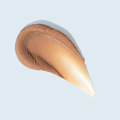 TIZO3 texture swatch close-up showing blendable silky matte benefit