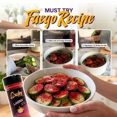 tizon sprinkling over chips demonstrating quick flavor boost for parties