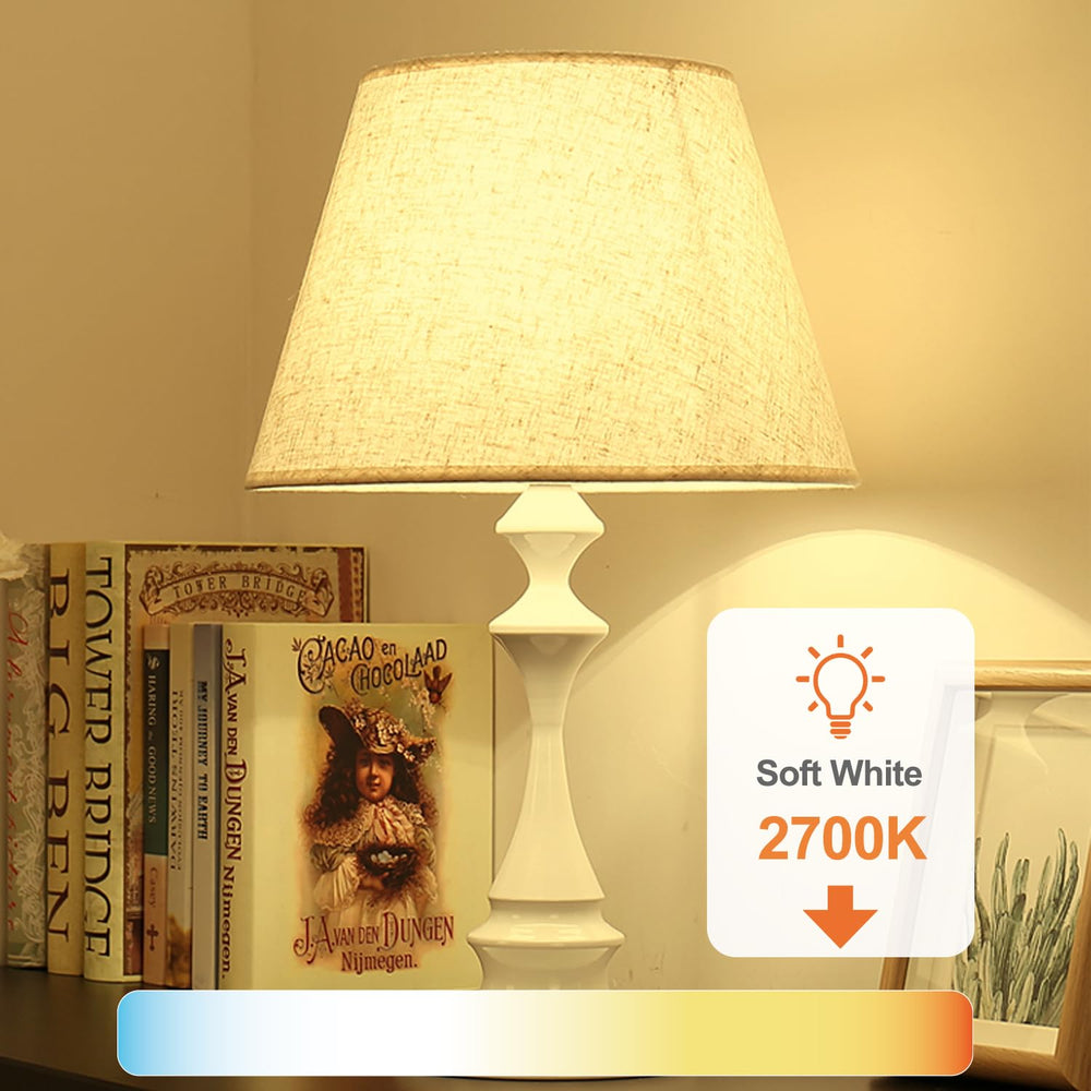 TJOY bulb next to hand illustrating compact A19 size and convenience
