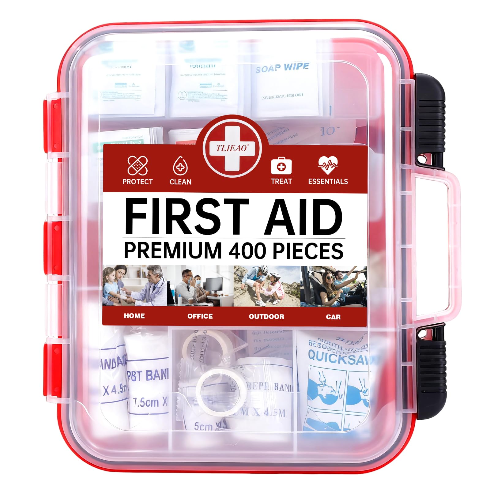 TLIEAO front case view showing compact storage and quick access benefits